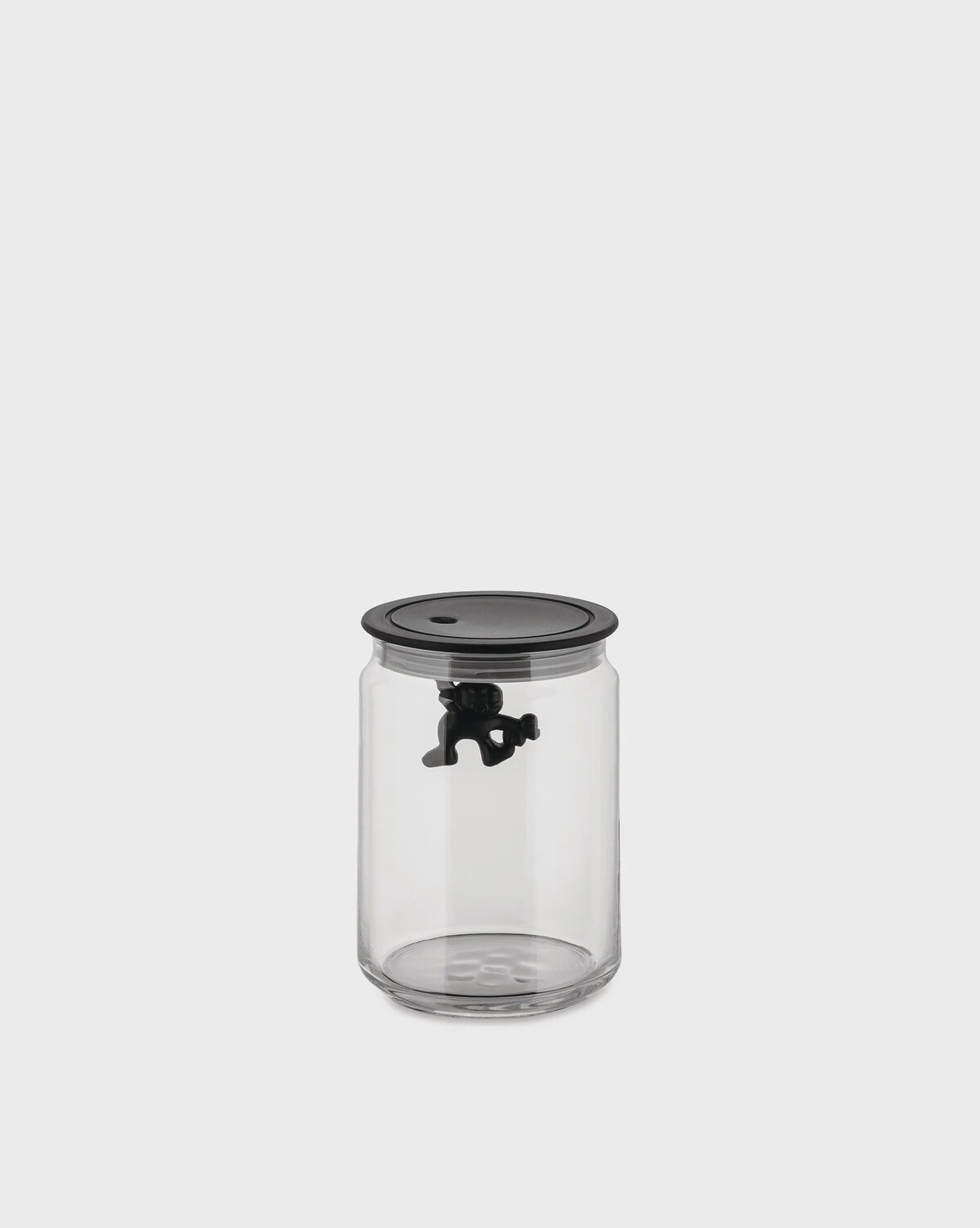 Gianni glazen pot 140cl zwart