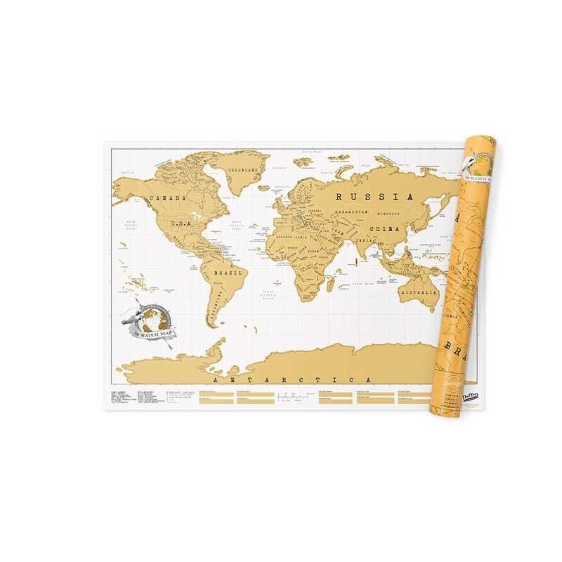 Classic Scratch Map