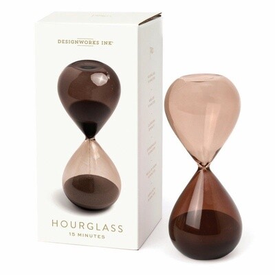 Hourglass (15 min) Boxed - Smokey Quartz
