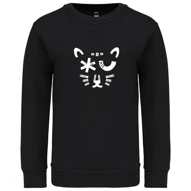 MAD SWEATER KIDS BLACK/ZWART