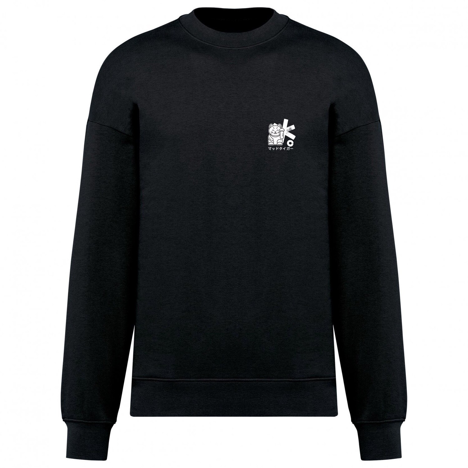 MAD SWEATER  ADULT BLACK /ZWART