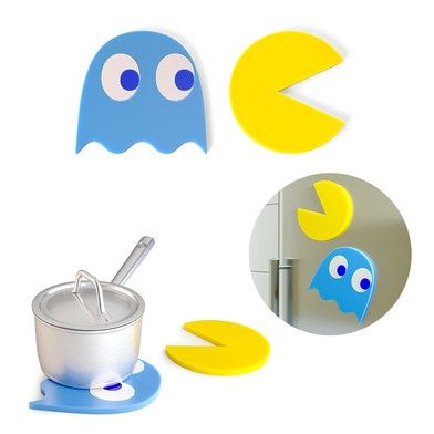 pacman magnetische onderzetters