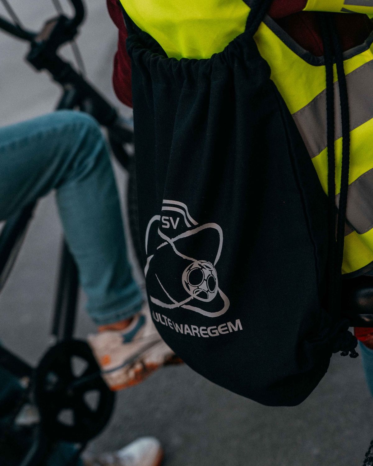 Sportzak reflecterend logo