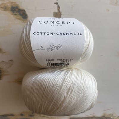 Cotton-Cashmere, Colour: Off White 53