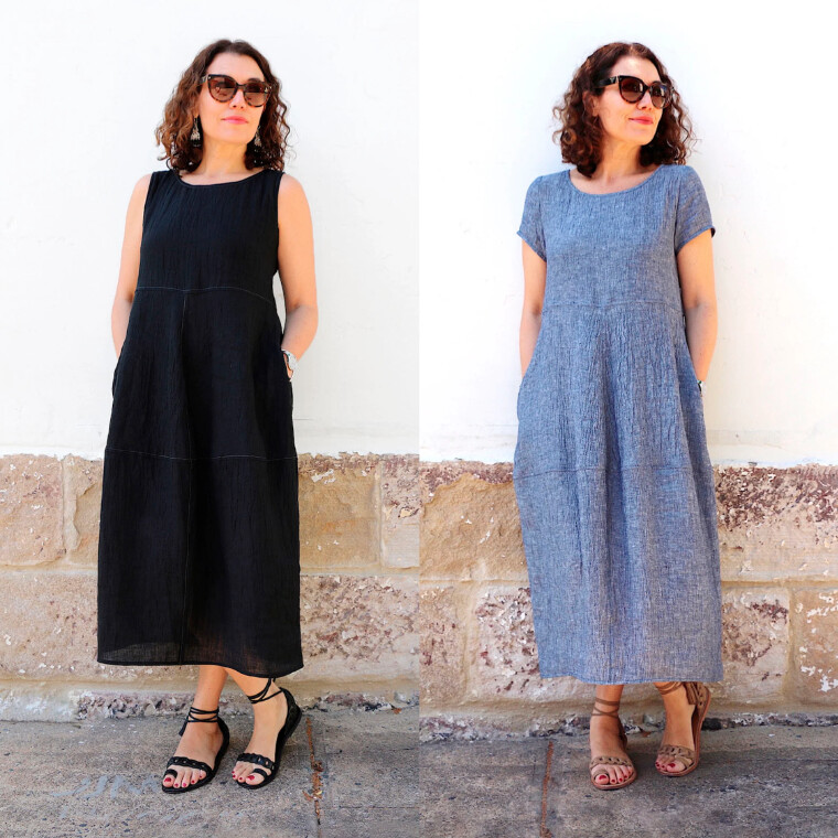 Eva Dress Pattern / Tessuti Pattern