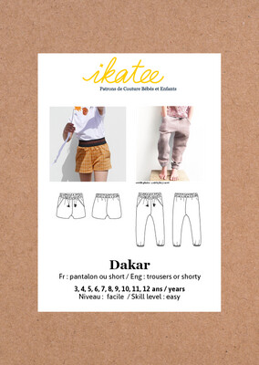DAKAR Kids pants or shorts by IKatee