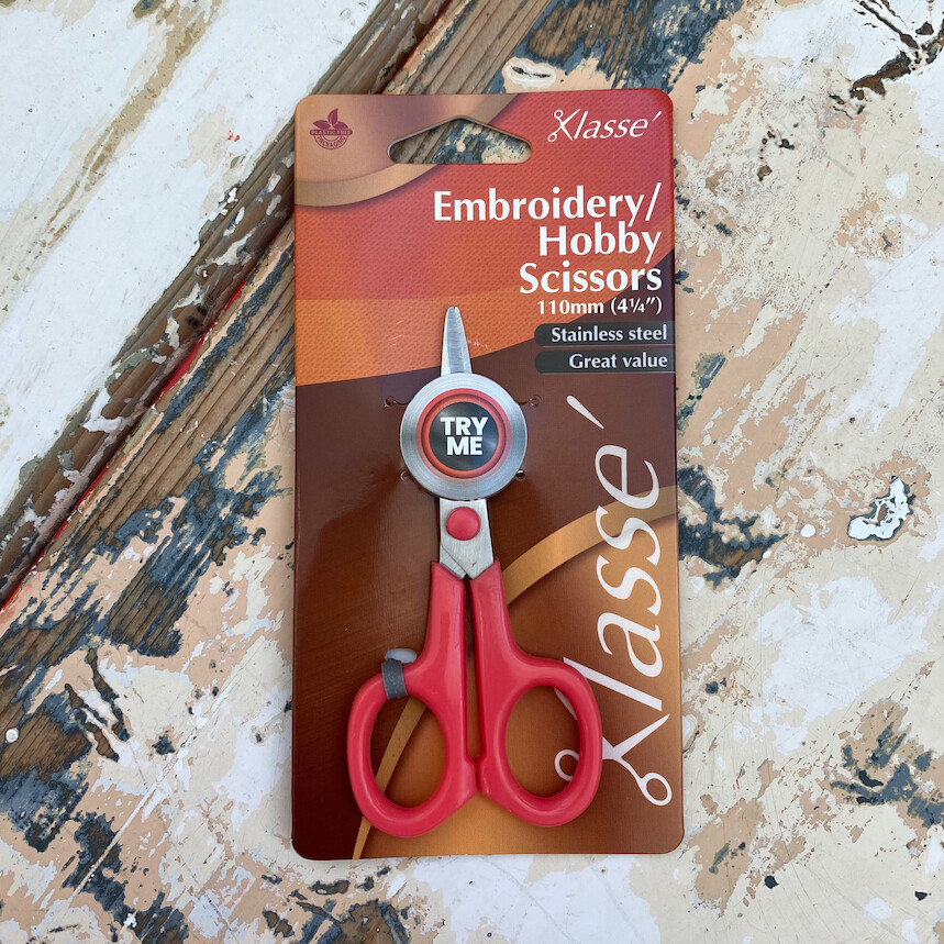 Klasse Embroidery Scissors - 4 1/4" 110mm PINK