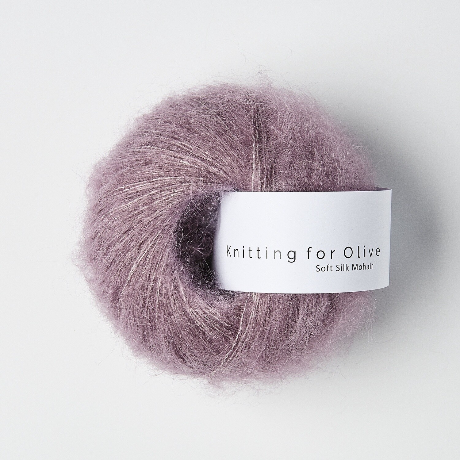 Knitting for Olive - Soft Silk Mohair, Color: Artichoke Purple