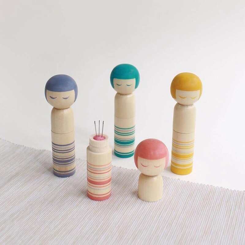 Cohana Kokeshi Doll Pin cushion/holder