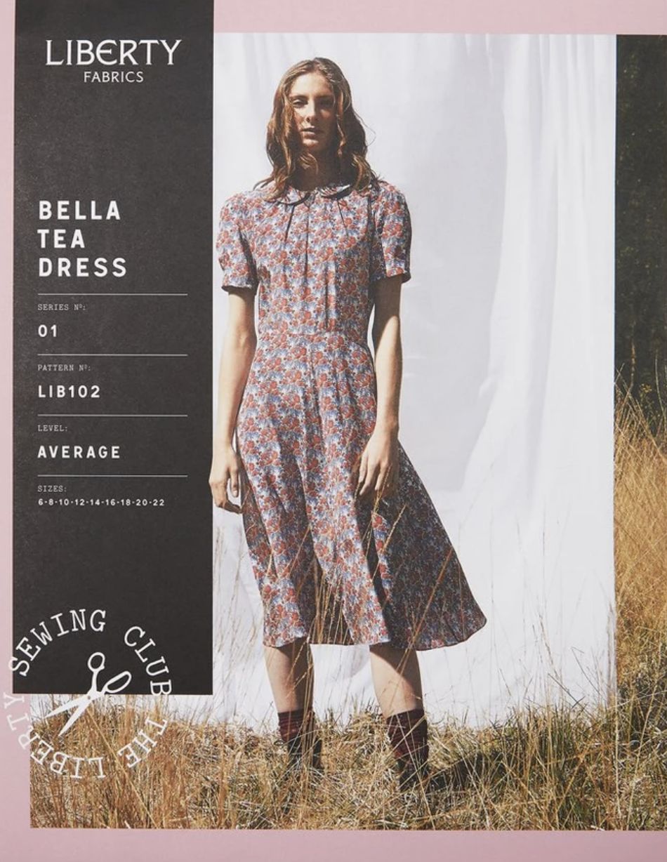 Liberty Bella Tea Dress Pattern, Size: sizes 14-22