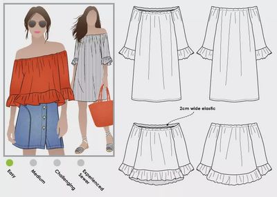 Ellie-Mae Tunic Top Pattern