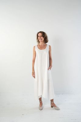 Evas Sunday - Danni Slip Dress - White