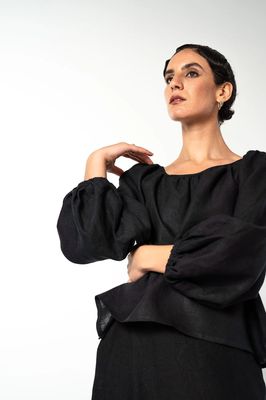 Evas Sunday - Pia Top - Black