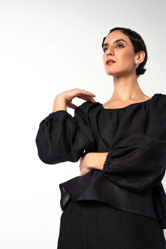 Evas Sunday - Pia Top - Black