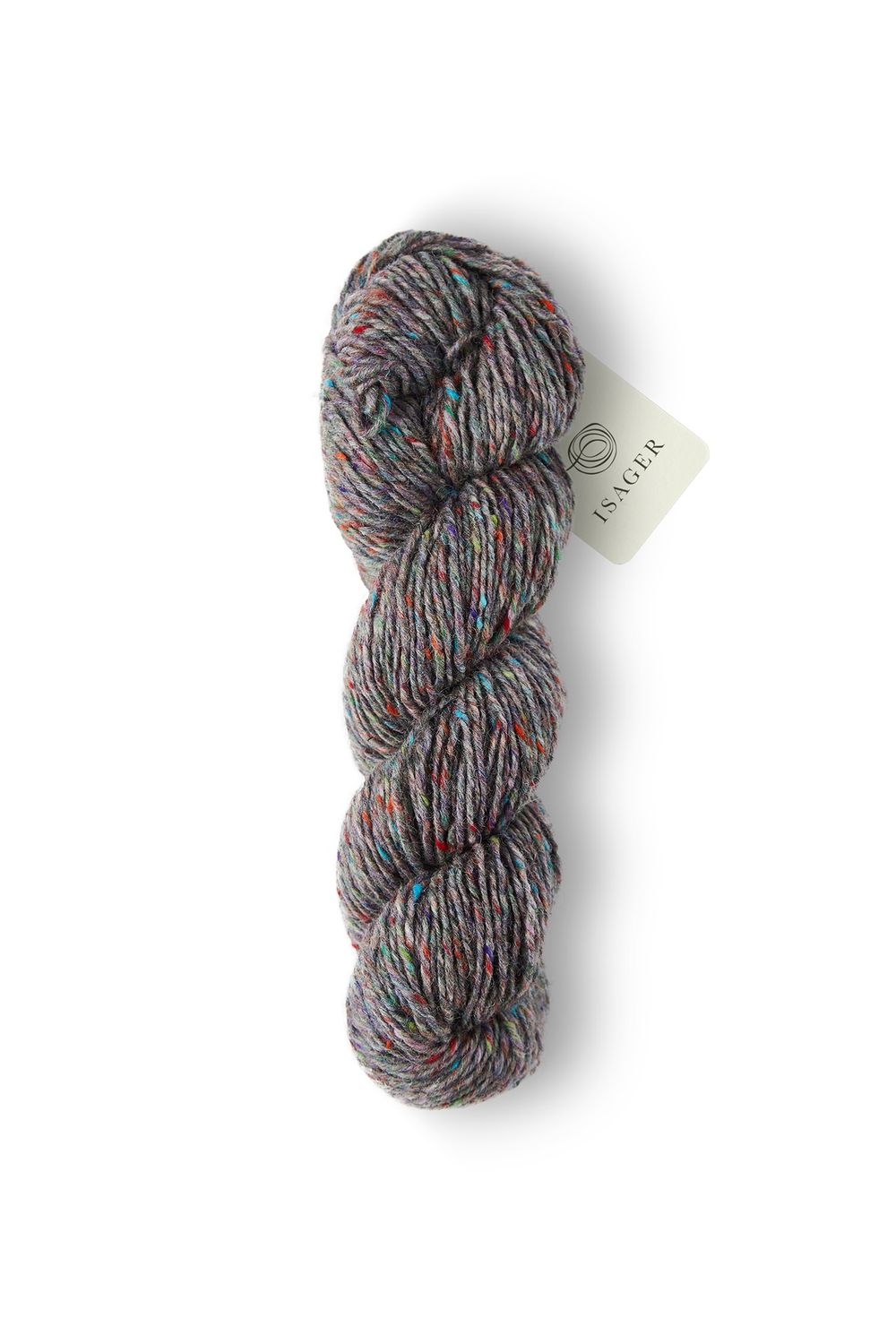 Isager Aran Tweed, Colour: Confetti