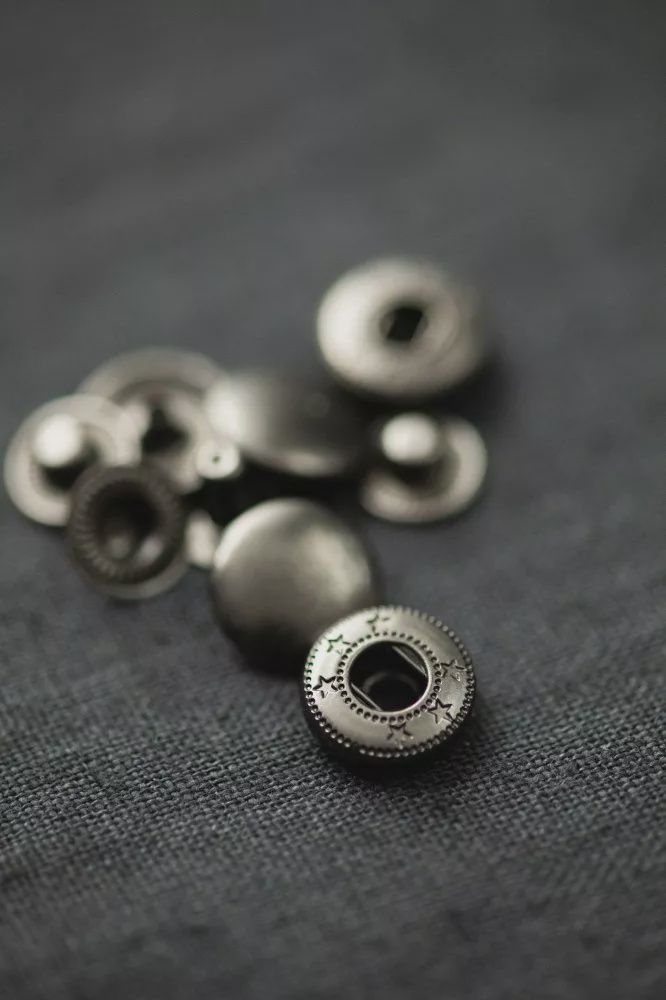 Merchant &amp; Mills Snaps, Color: gunmetal