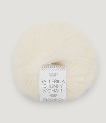 Sandnes Garn Ballerina Chunky Mohair, Colour: 1012 White