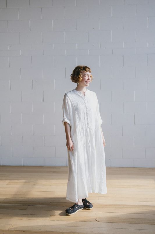 Metta Faye Dress - Light Linen