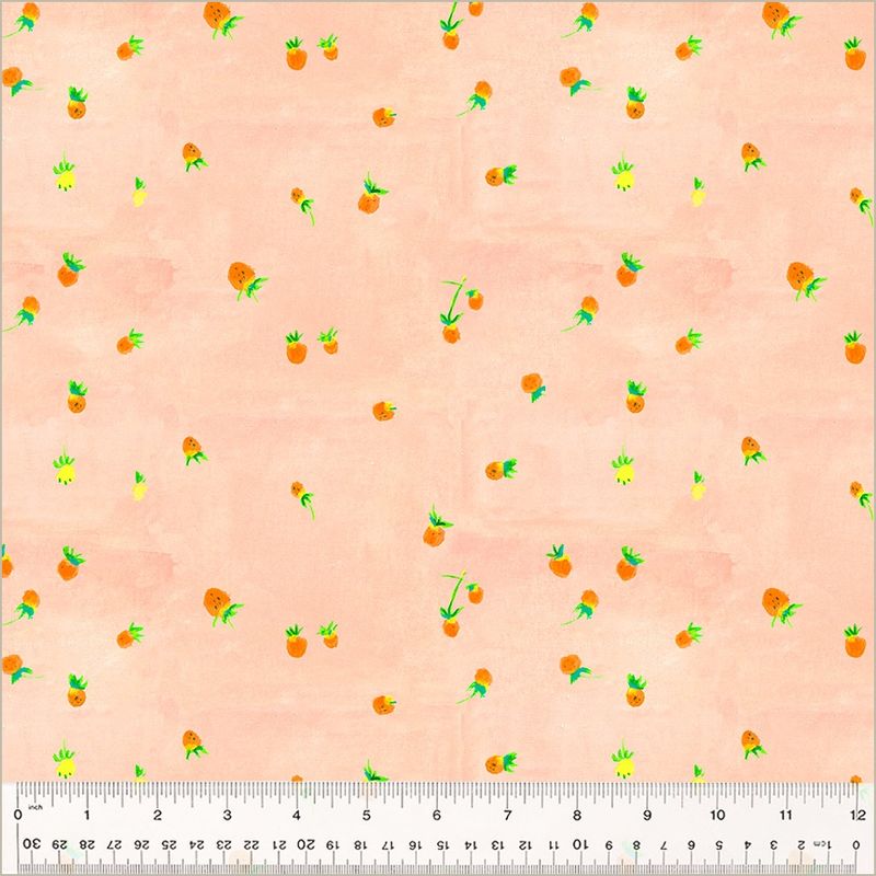 Heather Ross - By Hand - Wild Strawberry - 25cm