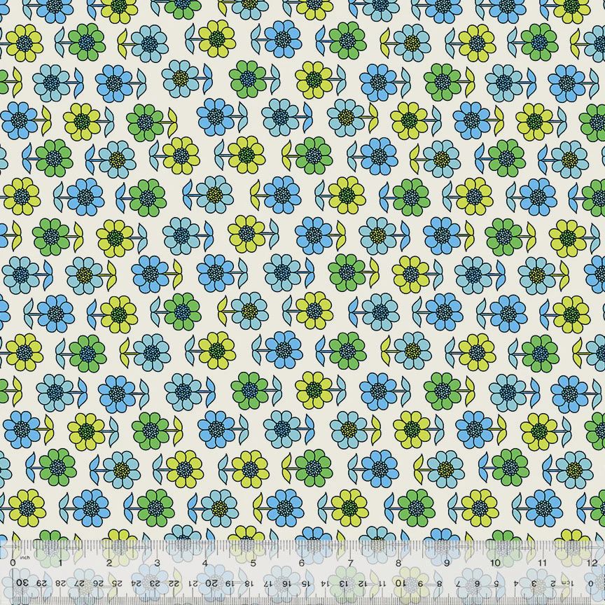 Bonny - Daisy in Blue/Green - 25cm
