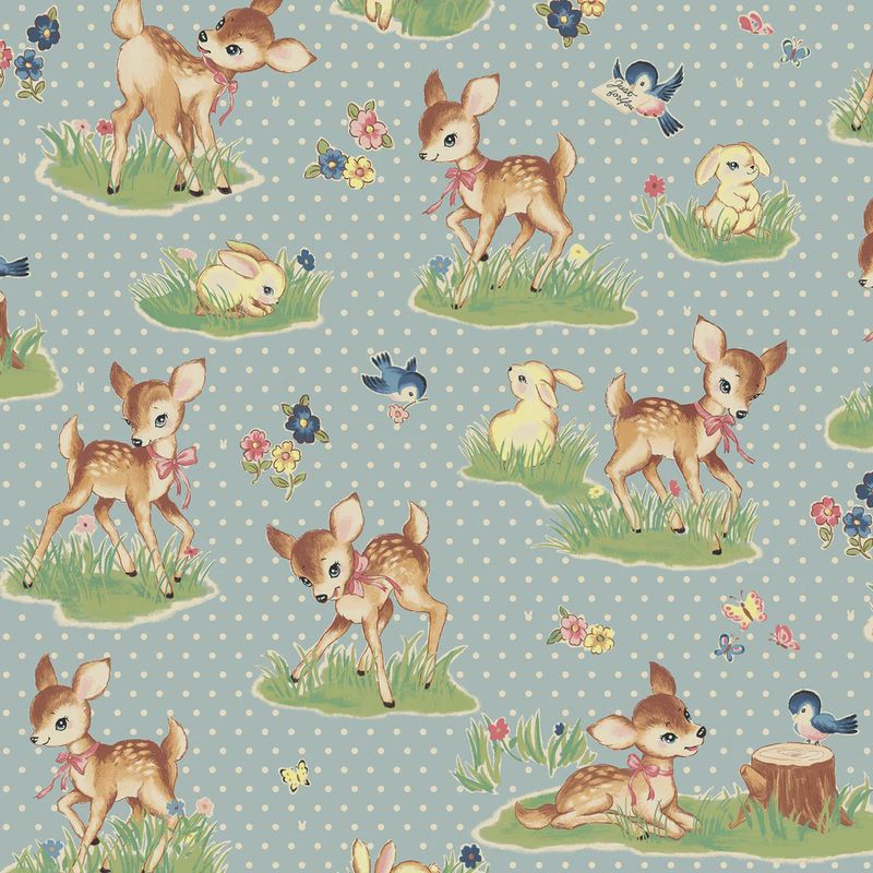 Cosmo - Delightful Deer in Blue - 25cm