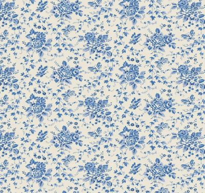 Milkwood - DV6744 Blue Floral w Butterfly - 25cm