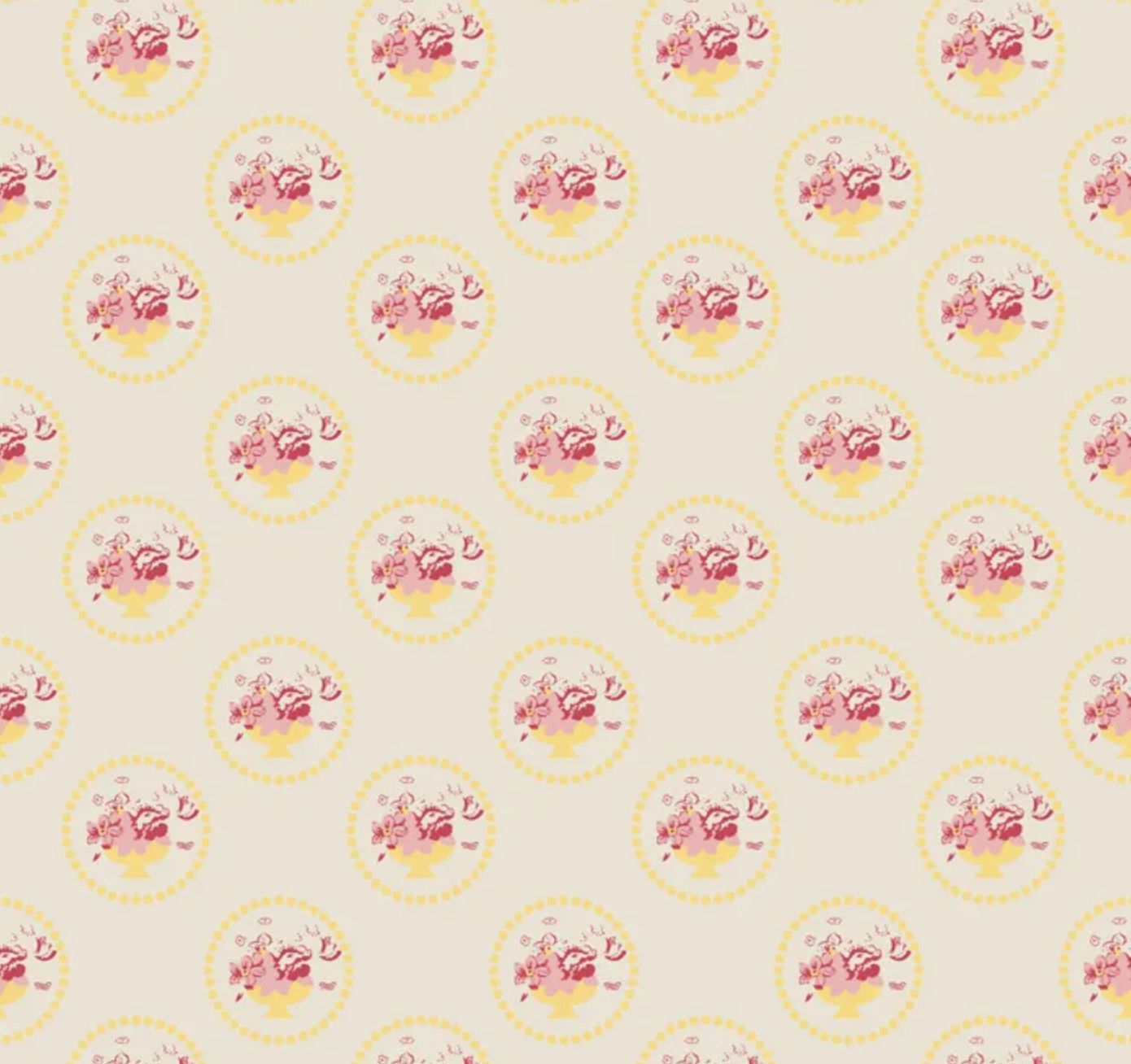 Milkwood - DV6746 Yellow Circles - 25cm