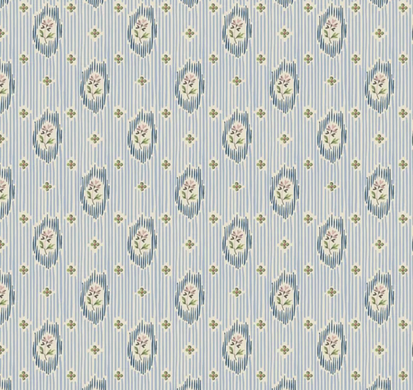 Milkwood - DV6755 Blue Wallpaper - 25cm