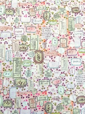 Liberty Tana Lawn - Archive Allsorts Pink - 25cm