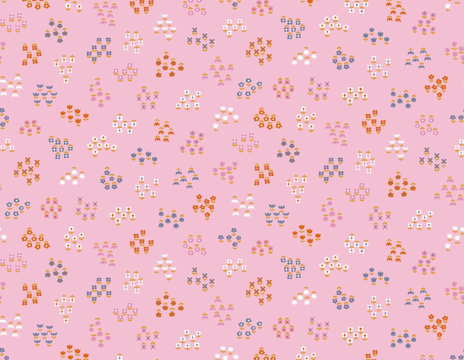 Tarrytown - Little Flowers / Peony Pink - 25cm