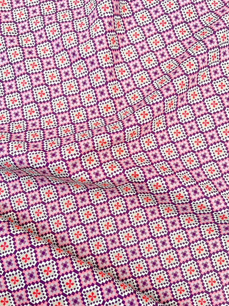 Liberty Tana Lawn - Aida Purple - 25cm