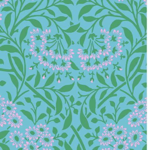 Kaffe X Morris - Michaelmas Daisy Aqua - 25cm