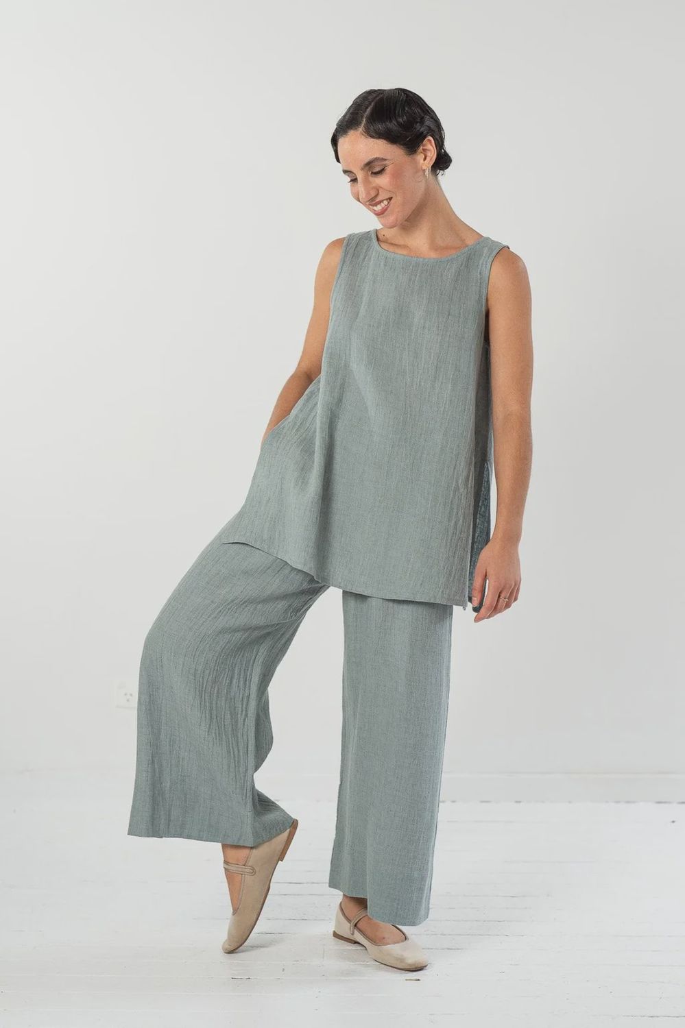 Evas Sunday - Oliver Pant - Jadeite Crush