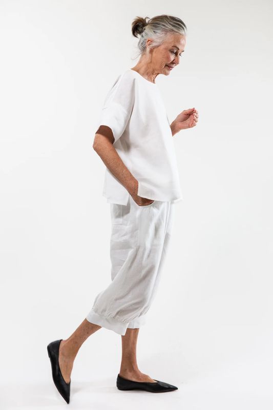 Evas Sunday - Riley Top - White
