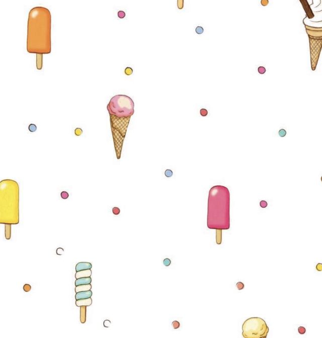 Sunshine + Sandcastles - Ice Creams and Icy Poles - 25cm