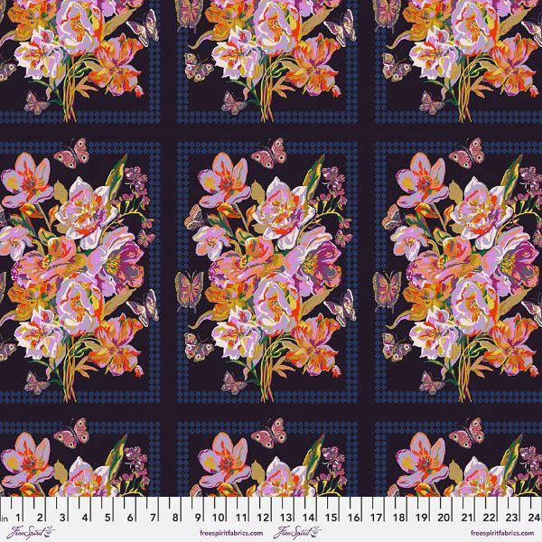 Mon Jardin - Beautiful Bunch / Navy - 25cm