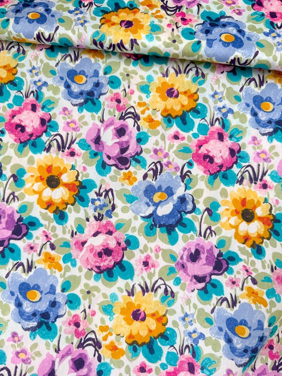 Liberty Tana Lawn - Florence Teal - 25cm