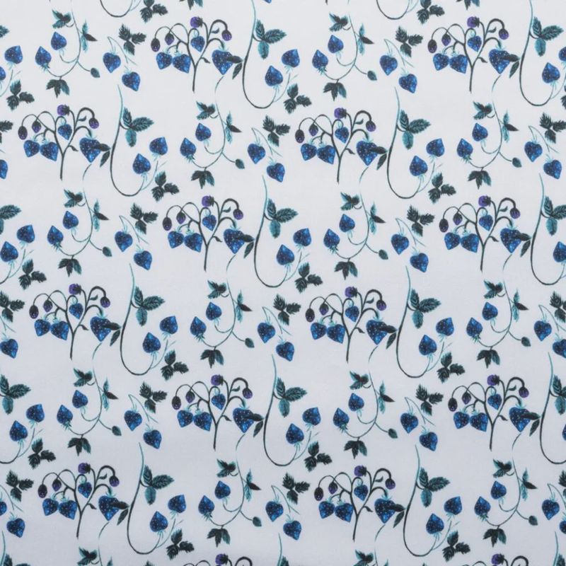 Liberty Tana Lawn -Strawberry Fields Blue - 25cm