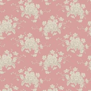 Tilda Sunday Brunch - White Flowers / Pink - 25cm