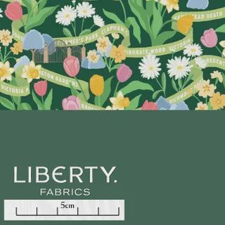 Liberty Tana Lawn - London Collection - Park Posy C— 25cm