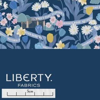 Liberty Tana Lawn - London Collection - Park Posy D— 25cm