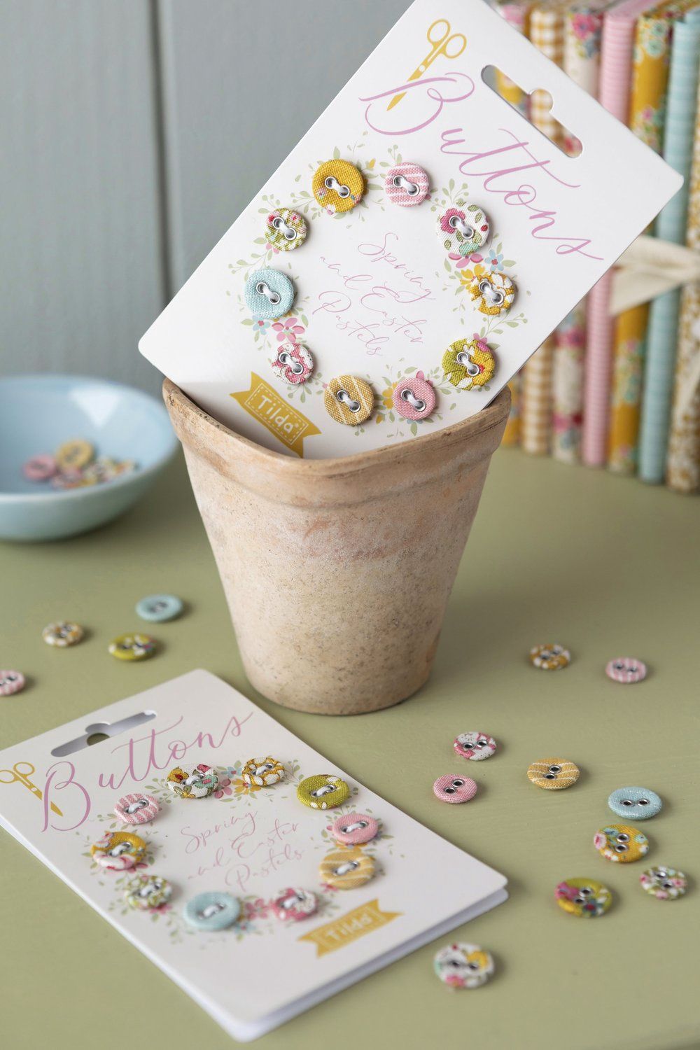 Tilda Creating Memories Buttons - 4 designs