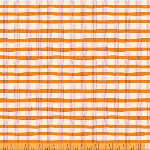 Heather Ross Lucky Rabbit - Painted Plaid / Lilac - 25cm