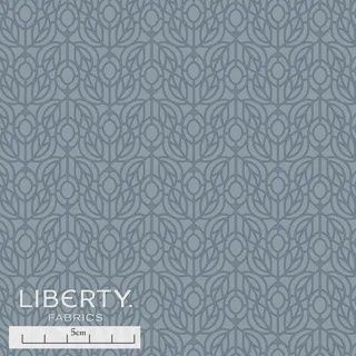 Liberty Tana Lawn / Pigment Collection / Peacock Pendant / Blue