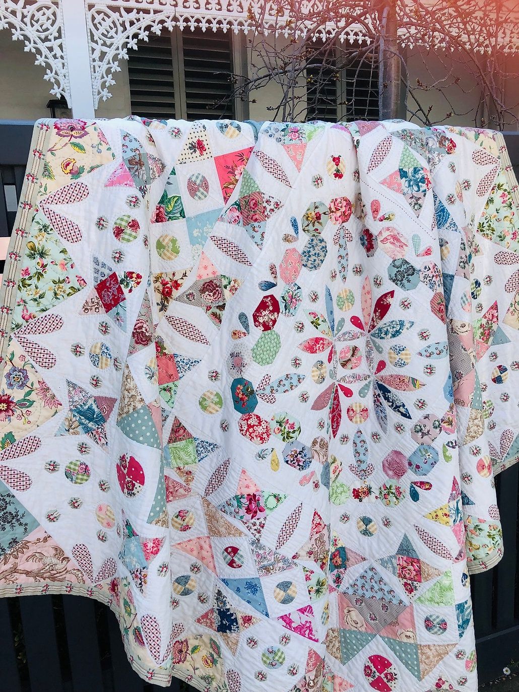 Vermont Summer Medallion Quilt Template Set - Judy Newman
