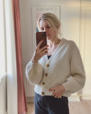 Balloon Cardigan/Petite Knits Pattern