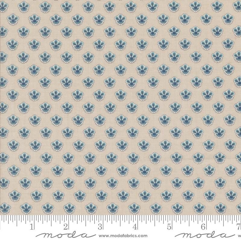 French General - Sacre Bleu / Smoke French Blue Motif - 25cm