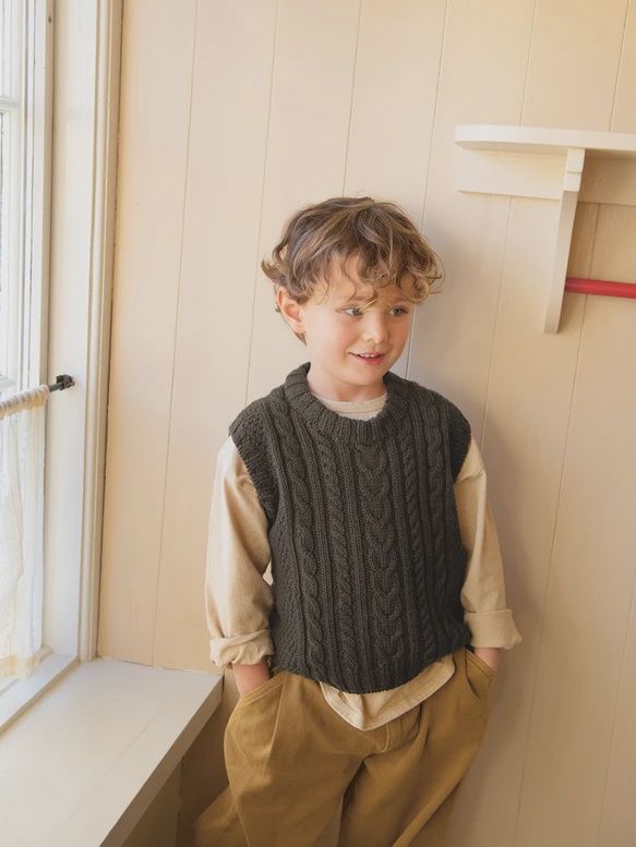 Caspian Slipover Junior /Sandnes Garn Pattern