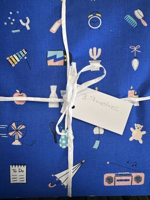 Remnant Ruby Star Fabric