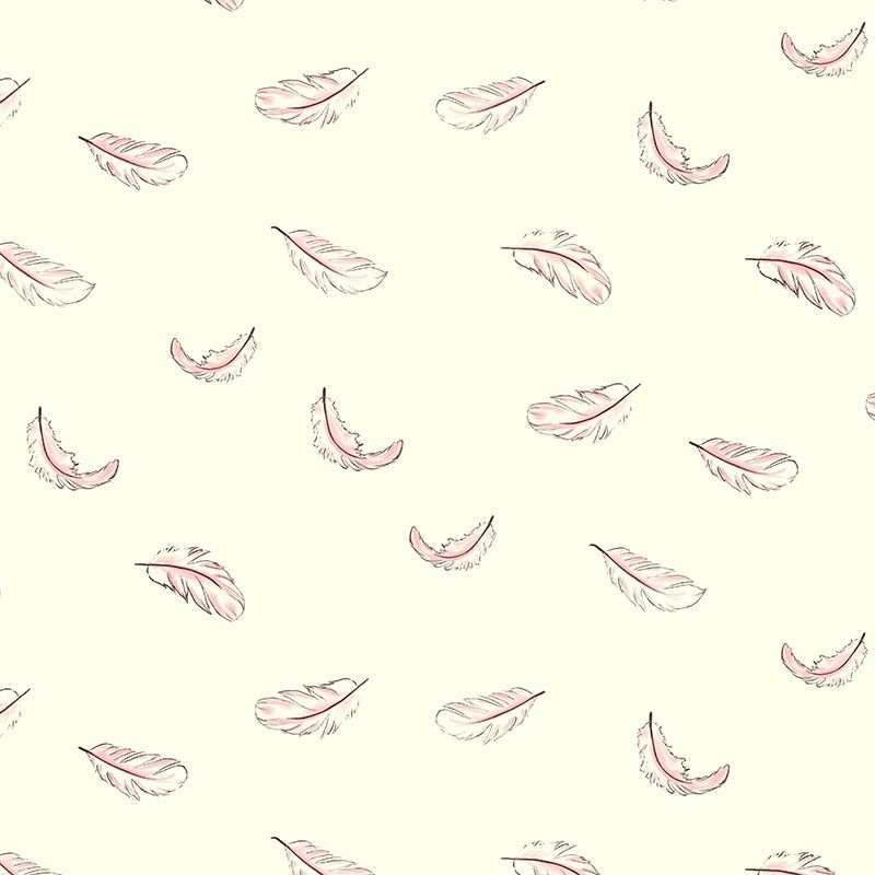 Swan Lake / Floating Feathers / Cream / 25cm